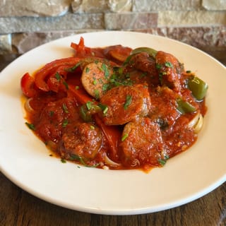 Linguine with Sausage and Peppers Pasta