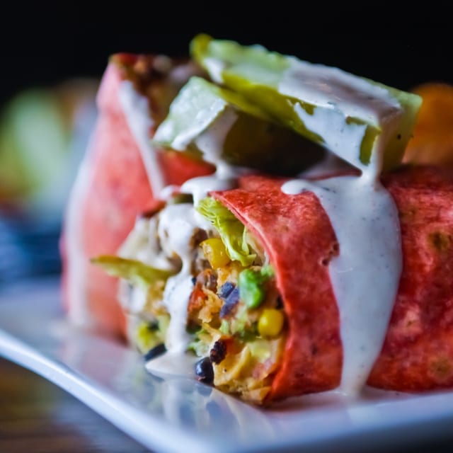 Blackened Chicken Wrap.
