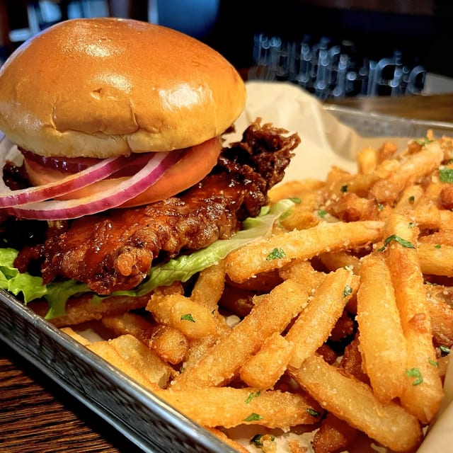 The Clucker Sandwich.