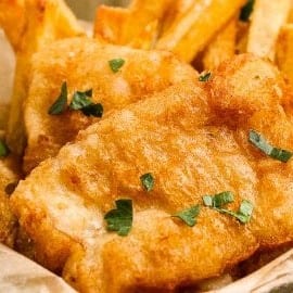 Fish and Chips.