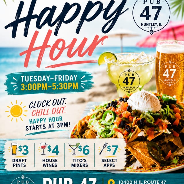Pub 47 Happy Hour