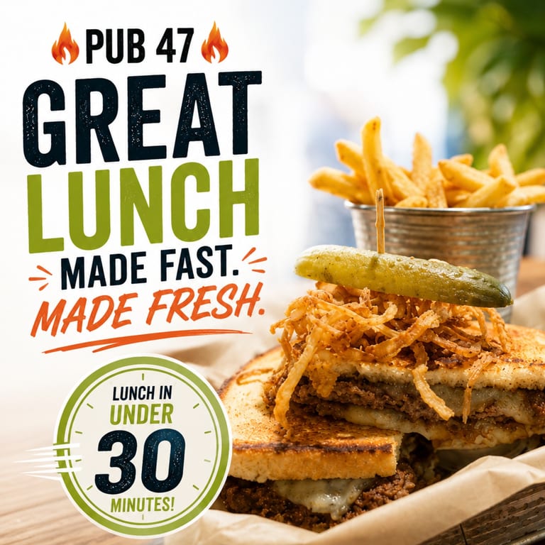 Lunch in Under 30 Minutes