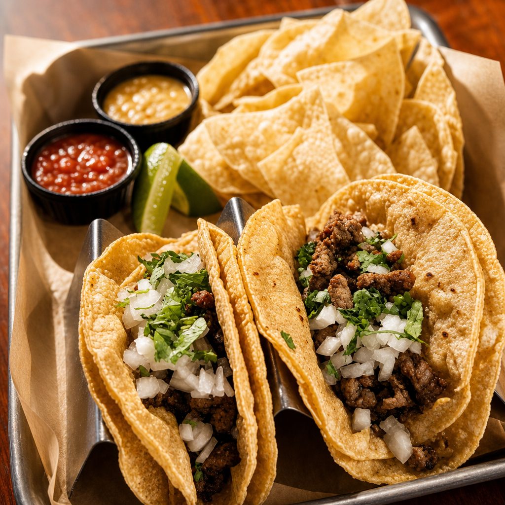 Authentic Street Tacos.