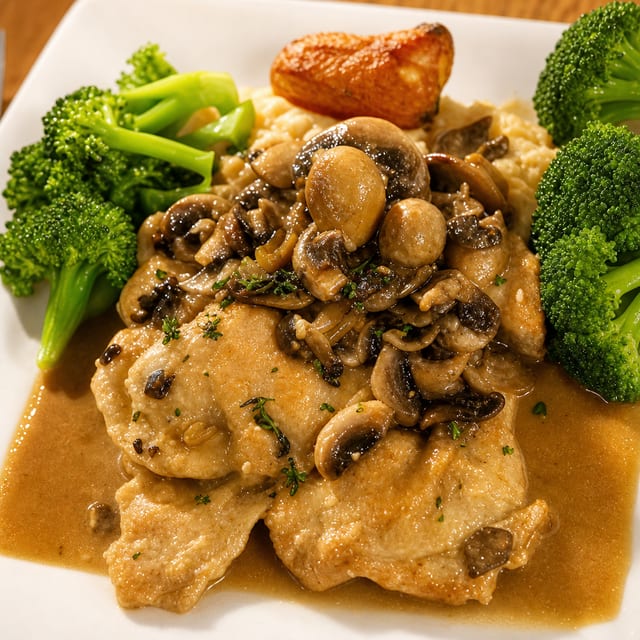 Chicken Marsala.