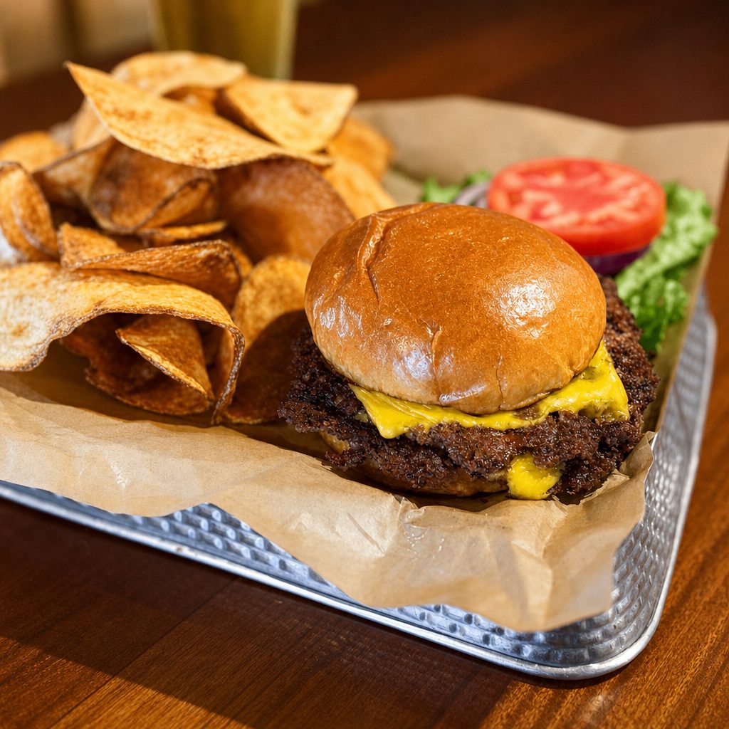 Smashburger - Double w/Cheese.