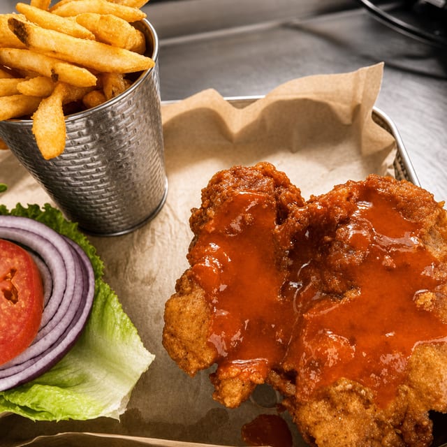 The Clucker Sandwich.