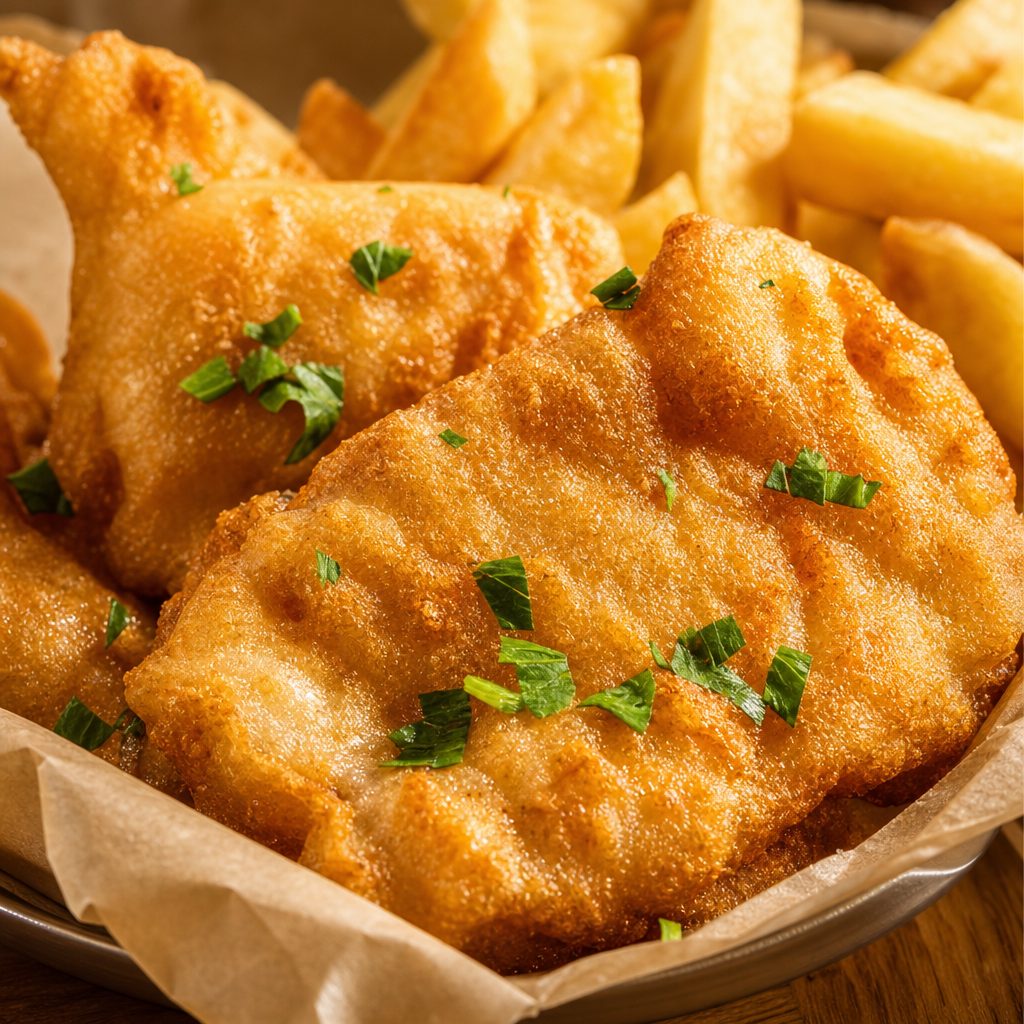 Fish and Chips.